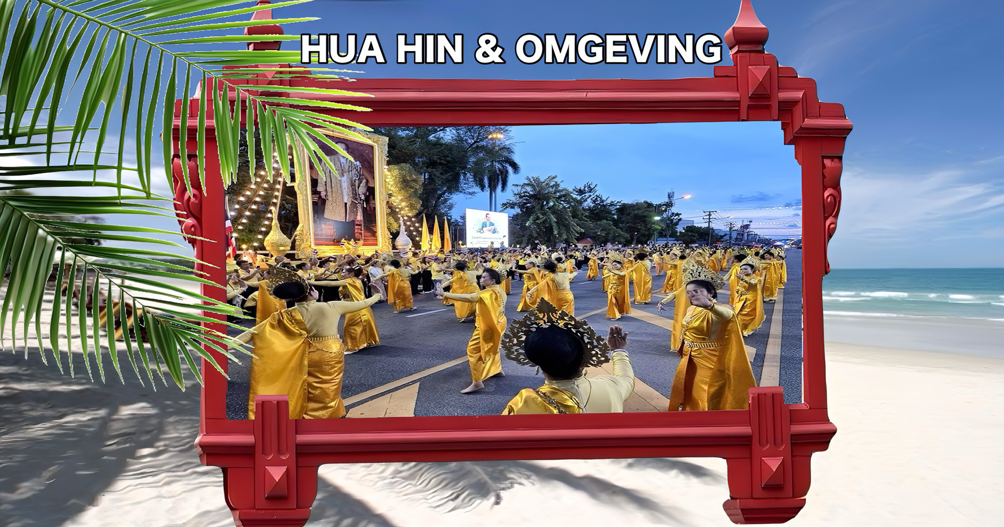 Gisteravond kwamen honderden dansers in Hua Hin samen om een speciale kaarsendans ter ere van Koning Rama IX te presenteren.