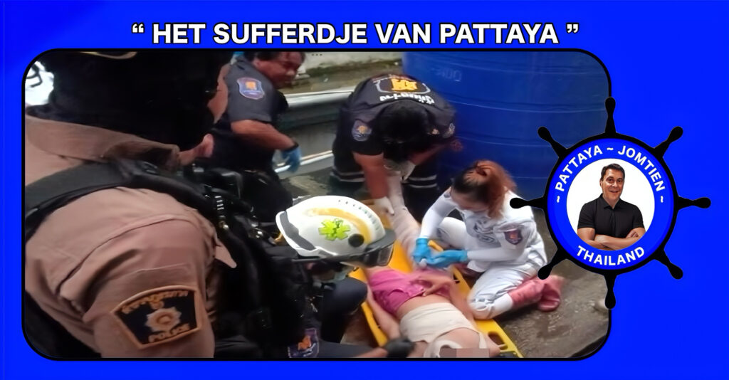 Barmeisje in Pattaya raakt zwaargewond na sprong van vierde verdieping