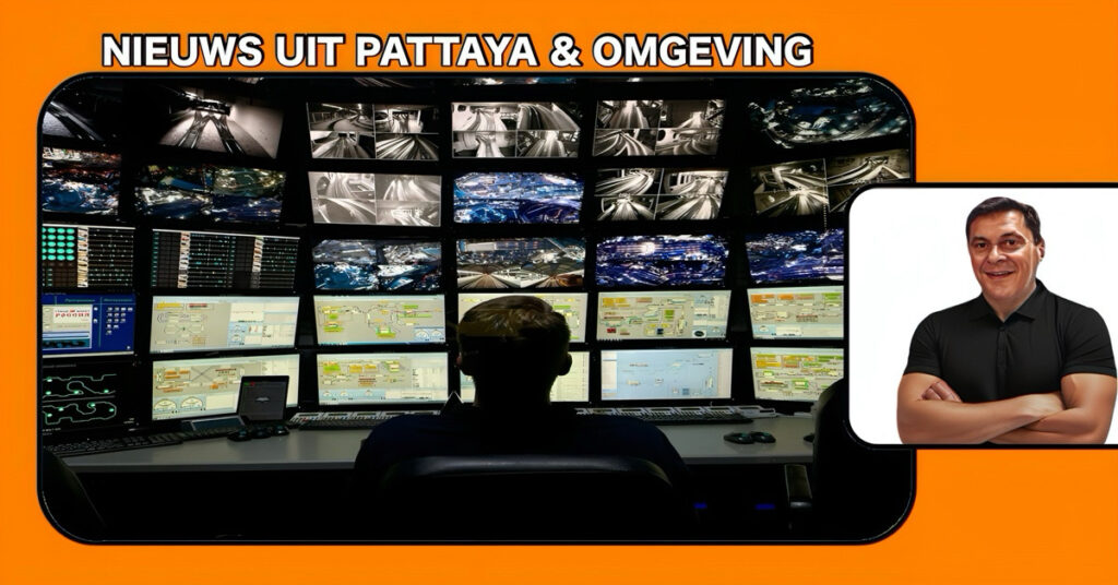 Totale CCTV controle in Pattaya, er is geen ontkomen aan, AI controleert nu iedereen!