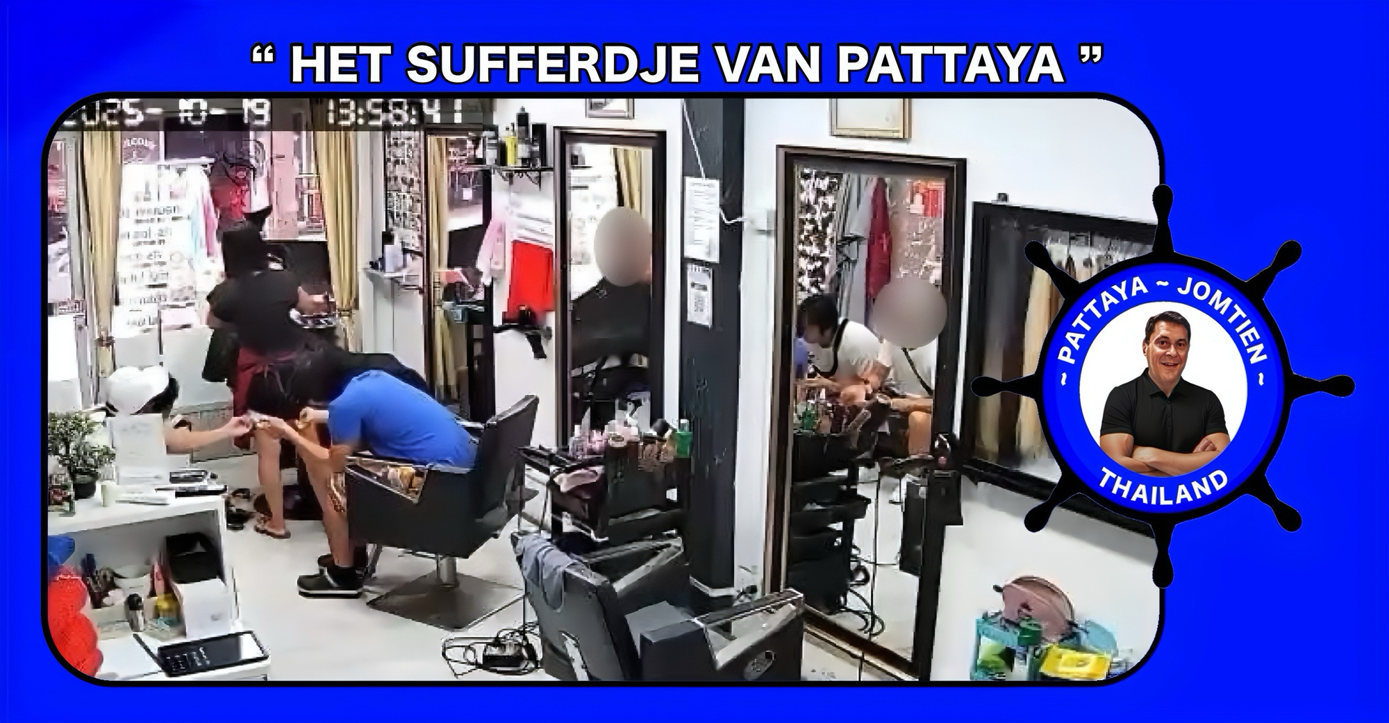 Vier hitsige Japanners belaagden een haarstyliste aan de Beach Road in Pattaya, maar zij laat het er niet bij zitten.