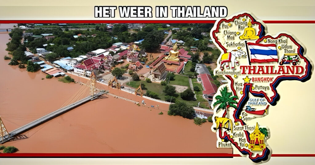 Er komt meer regen aan in Thailand, maar het wordt niet zo heftig als in 2011.