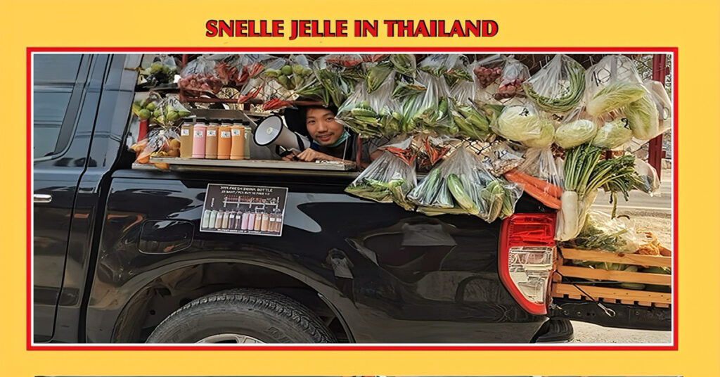 In Thailand rijd “Rot Phumphuang” nog massaal rond voor het gemak voor service tot aan de deur