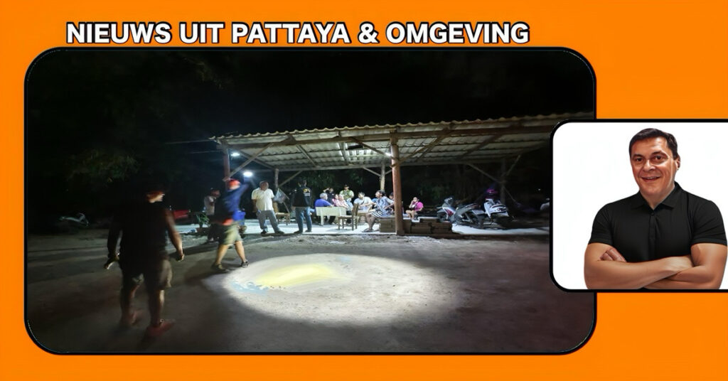 Politie Pattaya valt een dag na verbod op kansspelen door Thaise overheid een illegale gokgelegenheid en arresteert 13 spelers