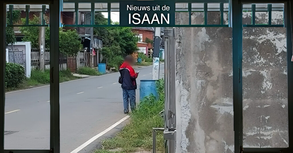 Medewerker van een provinciale elektriciteitsmaatschappij in Noordoost-Thailand betrapt op het weggooien van aanmaningen