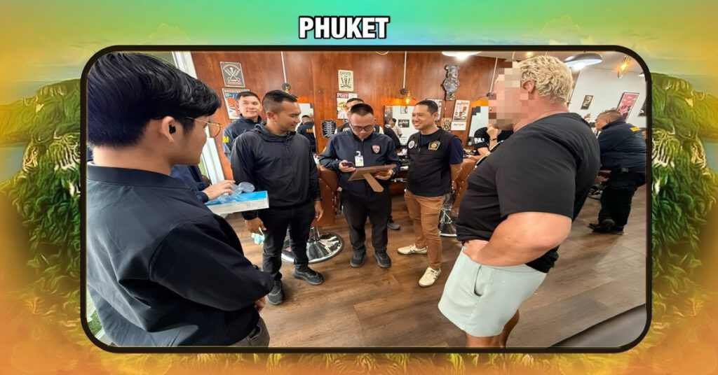 Vier buitenlanders in Zuid-Thailand opgepakt voor het runnen van illegale bedrijven