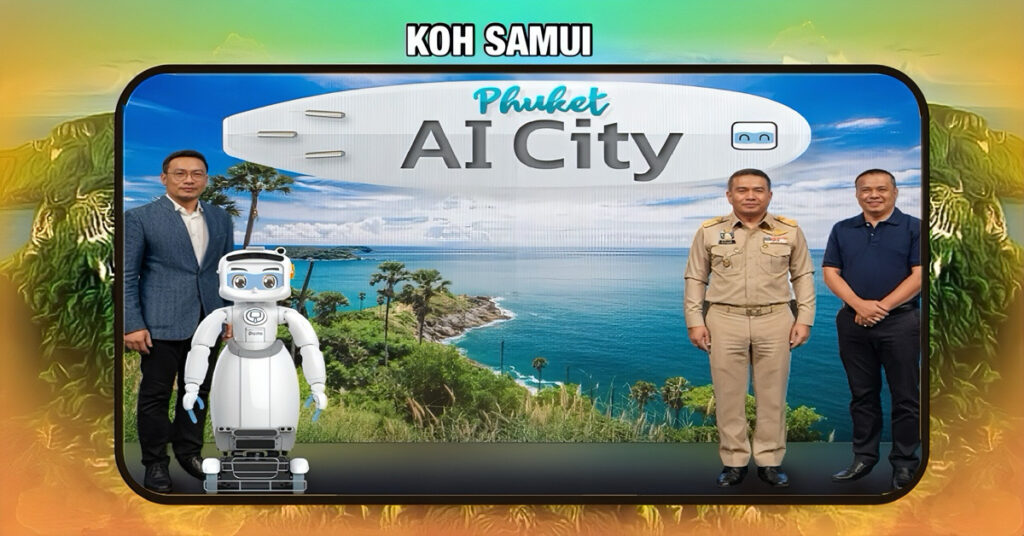 🎥 | Phuket lanceert als eerste in Thailand de geavanceerde AI-technologie “Dinsaw Robot”