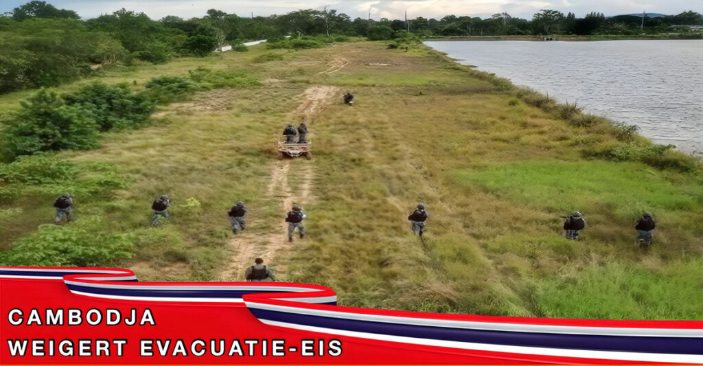 Cambodja wijst de eis van het Thaise leger af om burgers te evacueren