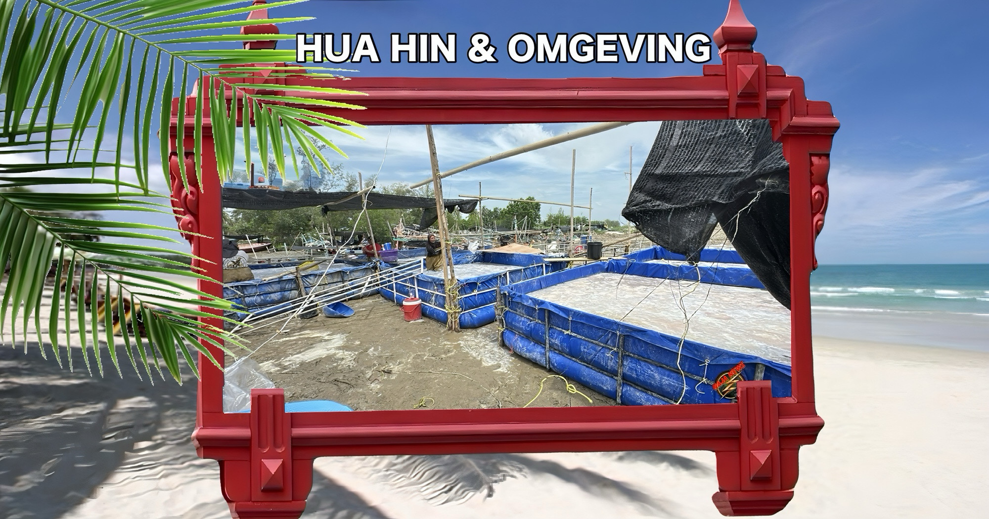 Pas geopende kwallen winkel in Prachuap Khiri Khan zorgt voor stank en boze omwonenden