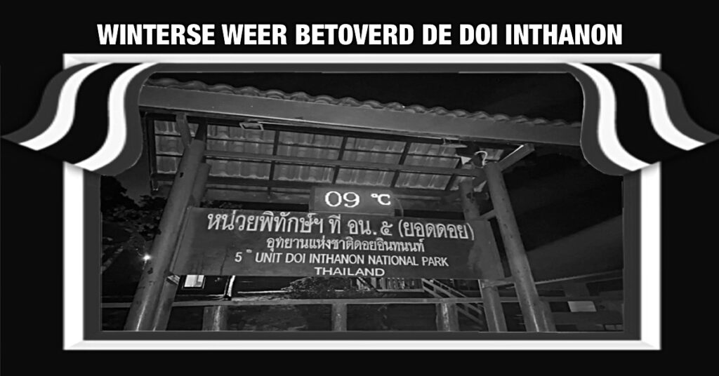 Klappertanden op de Doi Inthanon in Noord-Thailand staat voor een beetje winterse charme