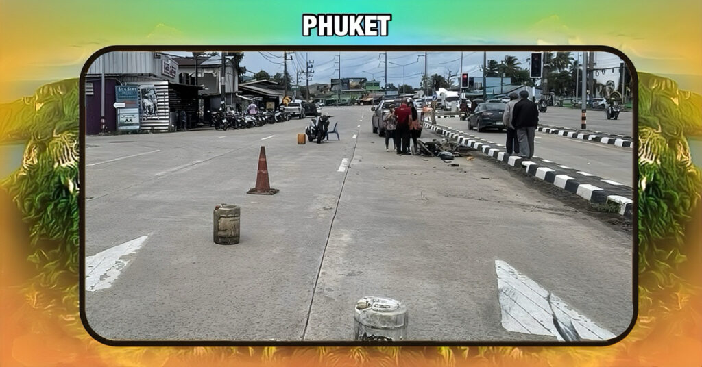 Niet alleen in Pattaya is het verkeer een zooitje, ook op Phuket in het zuiden van Thailand moet je goed uitkijken!