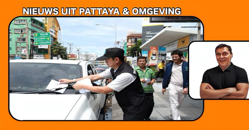 LET OP❗️ Pattaya heeft het parkeerverbod op South Pattaya Road uitgebreid met wielklemmen voor foutgeparkeerde auto’s