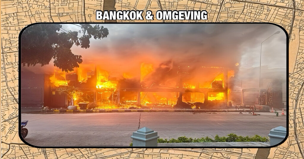 Trendy restaurant in Bangkok getroffen door allesverslindende vuurzee