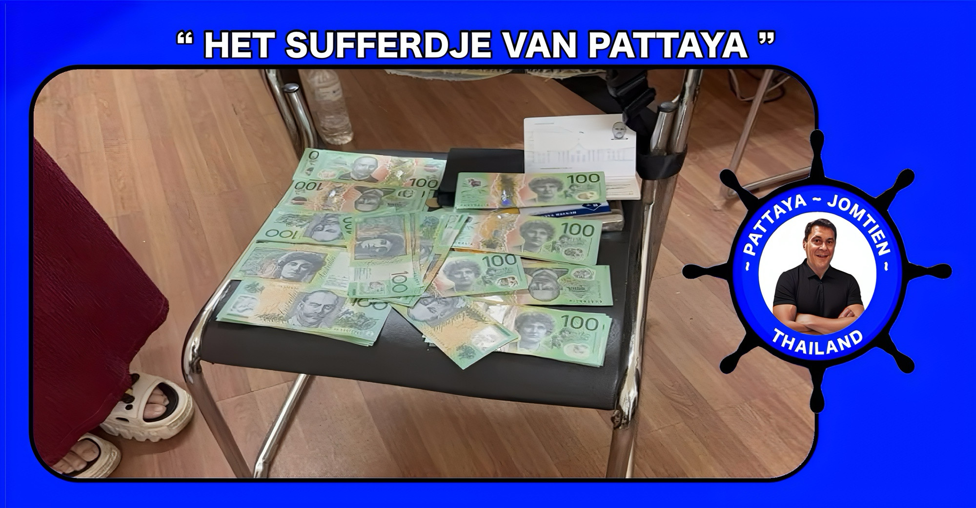 Eerlijke bardame brengt een verloren tas met een “bom” geld van een Australiër naar de politie in Pattaya