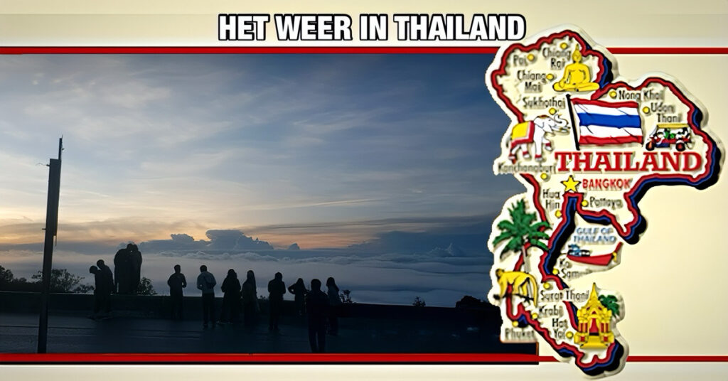 Voor deze tijd van het jaar zijn er uitzonderlijk lage temperaturen in Noord-Thailand gemeten 