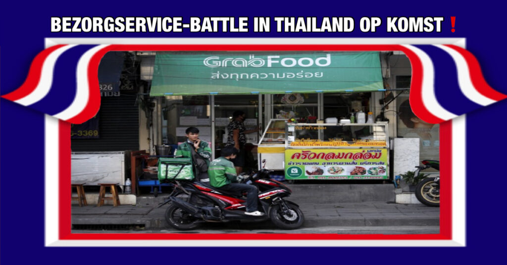 De bezorgdiensten in Thailand gaan met elkaar een nieuwe prijzenoorlog aan