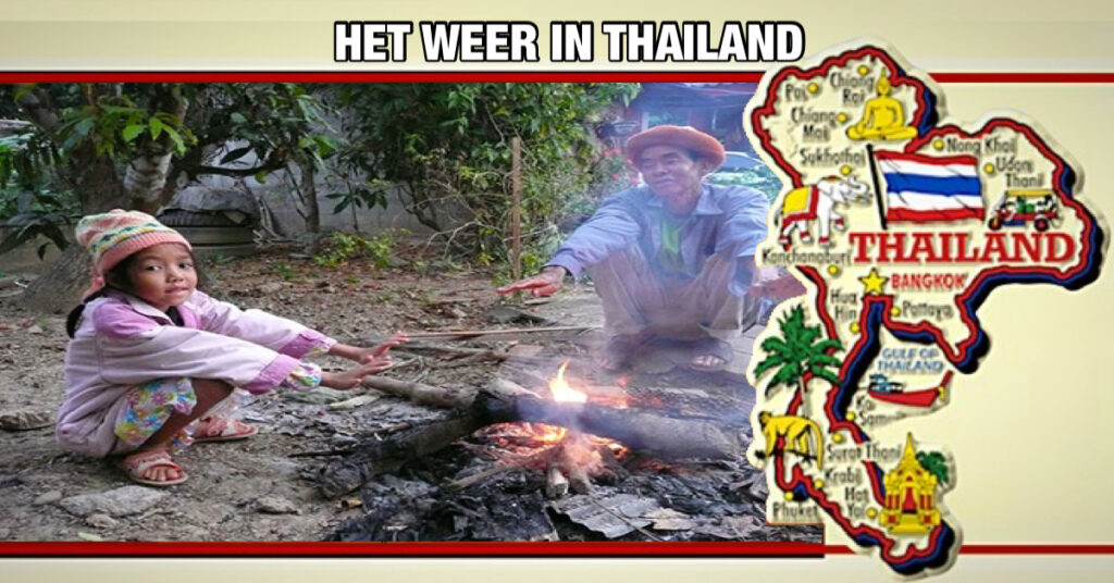 De winter doet morgen zijn intrede in Thailand, tijd om de hansop uit de kast te halen
