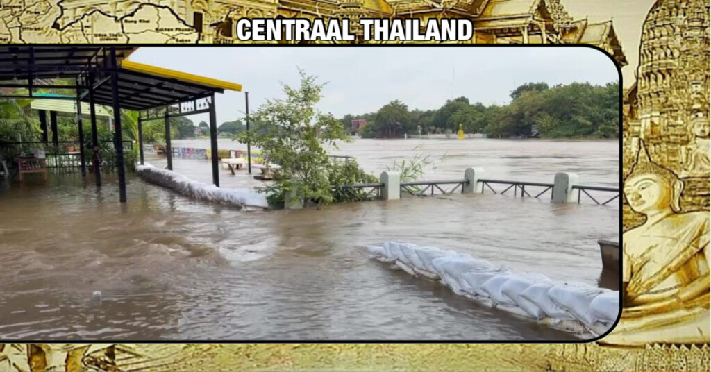 Tienduizenden mensen in Centraal-Thailand lijden onder overstromingen, twaalf districten in Ayutthaya staan onder water, de situatie is kritiek. 