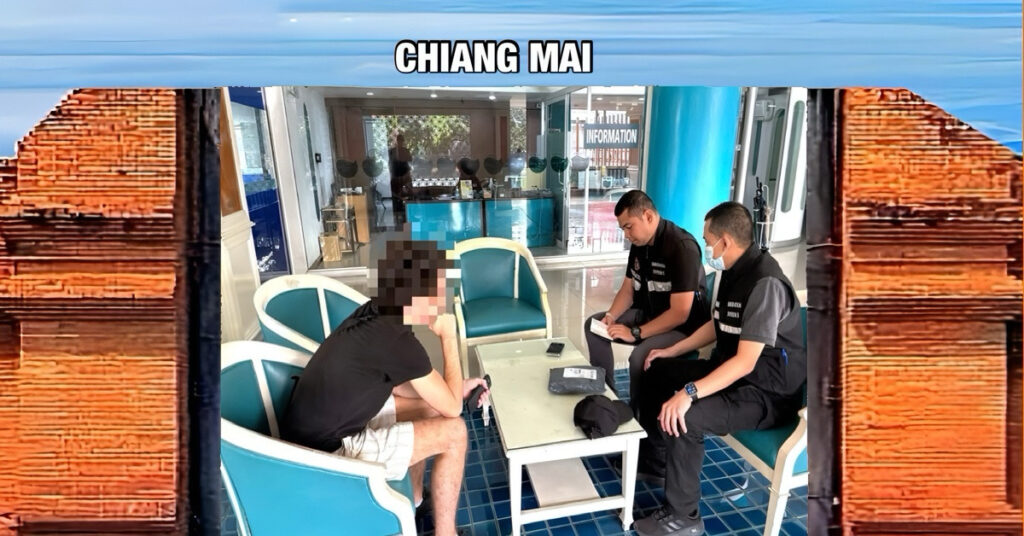 Fransman in Noord-Thailand opgepakt omdat hij de immigratiewet aan de laars lapte.