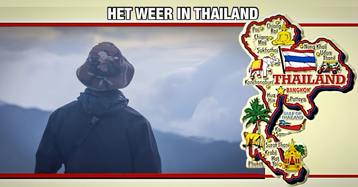 Thailand krijgt te maken met koele ochtenden en onweersbuien