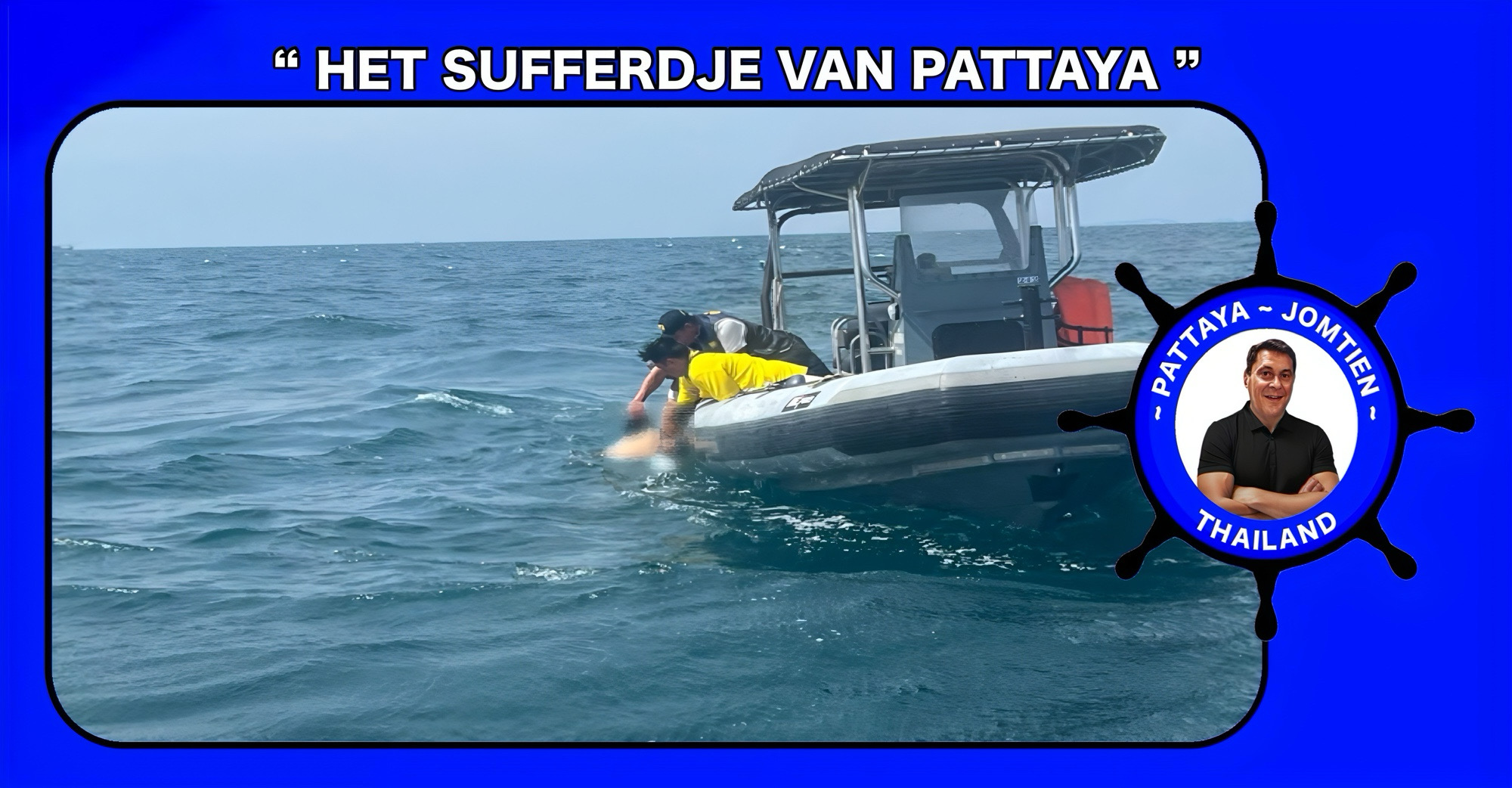 Een Russische man die tijdens een verjaardagsvistrip bij Pattaya overboord raakte, dood aangetroffen