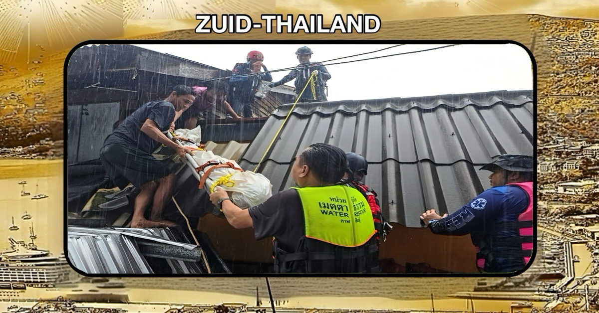 De overstromingen in Hat Yai, Zuid-Thailand, hebben 100 dodelijke slachtoffers geëist