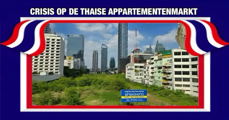 Thailand telt 1,6 miljoen leegstaande appartementen, leegstand moet worden bestreden met een nieuwe belasting. 