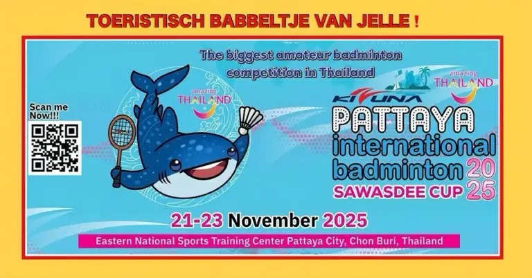 Top badmintonspelers van over de wereld komen naar Pattaya voor de Sawasdee Cup 2025