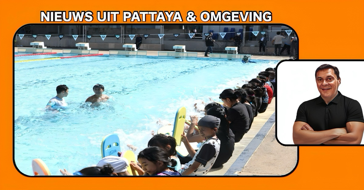 Loco-burgemeester van Pattaya start jeugdzwemprogramma 2025 voor betere gezondheid en zwemvaardigheden