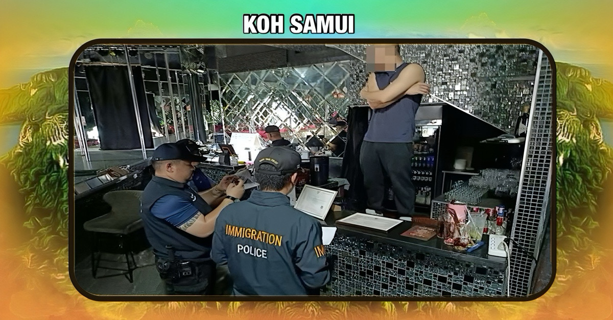 Een Britse vrouw in Thailand opgepakt wegens het runnen van een illegale bar op Koh Samui