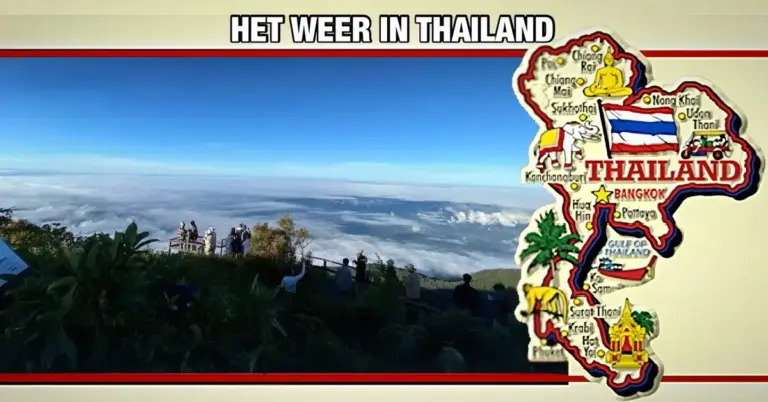 Thailand krijgt te maken met kou in het noorden en stormen in het zuiden. 