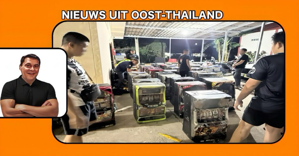 Er heerst spanning in Oost-Thailand, politie SATTAHIP neemt éénarmige bandieten in beslag!