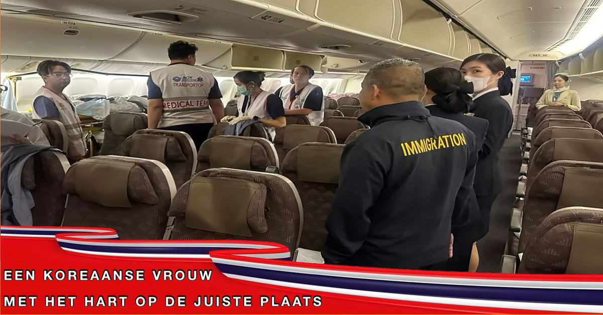 Een Koreaanse actrice tast in haar portemonnee om een Thaise studente terug naar haar vaderland Thailand te evacueren