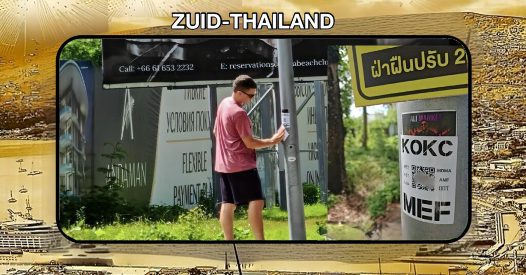 Russische drugsbende gaat in Thailand helemaal los met QR-codes voor drugsverkoop!