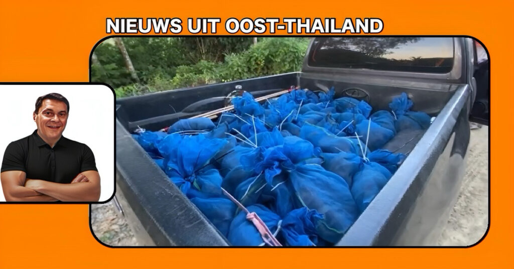 Bende smokkelaars dacht slim te zijn door 81 makaken de grens van Oost-Thailand over te krijgen, maar dat liep even anders dan gepland