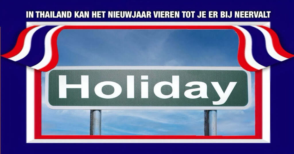 Thailand voegt 2 januari 2026 toe als feestdag voor een 5-daagse vakantie
