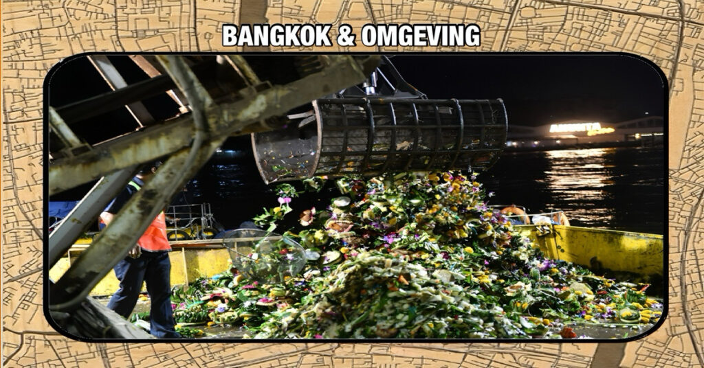 Bangkok was afgelopen nacht druk bezig met het opruimen van krathongs tijdens het Loi Krathong Festival 2025.