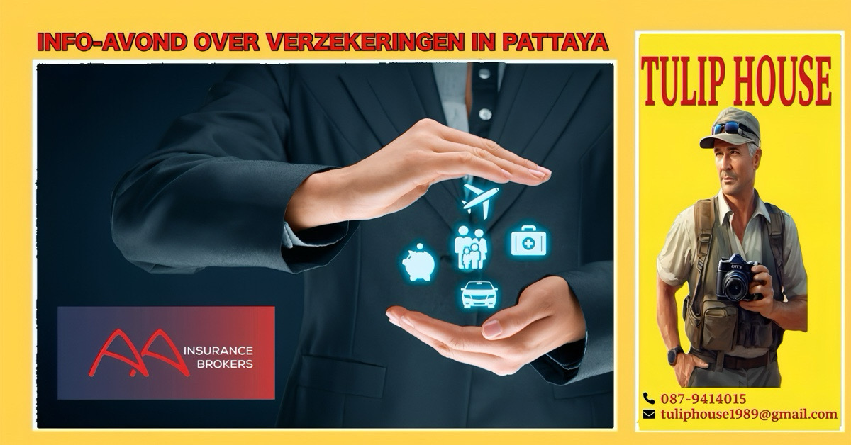 Bezoek deze belangrijke info-middag over verzekeringen in Thailand door AA Insurance