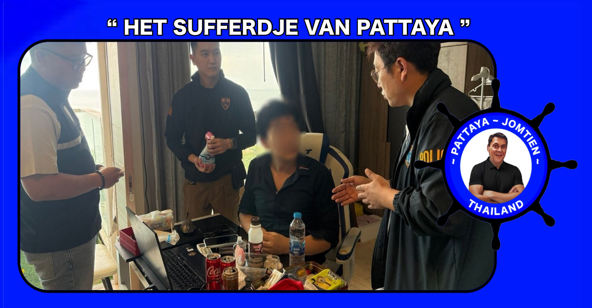 Zuid-Koreaan in Pattaya gepakt na wilde drugs- en seksparty’s