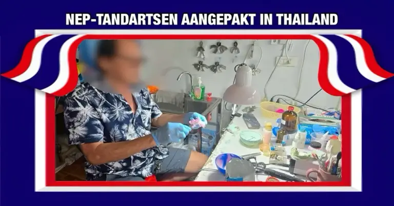 Inval bij nep-tandartsen in Thailand,  deze lui waren van plan hun pensioen op snelle wijze bij elkaar te harken.