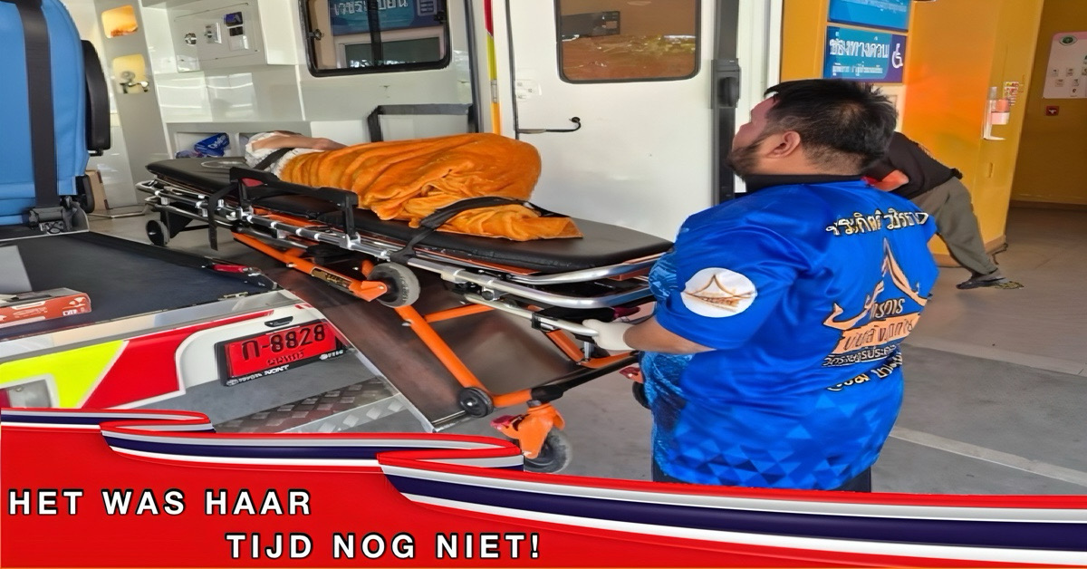 Oma werd bijna in Centraal-Thailand gecremeerd, maar wist zich nog te melden door tegen de wand van haar kist te kloppen.