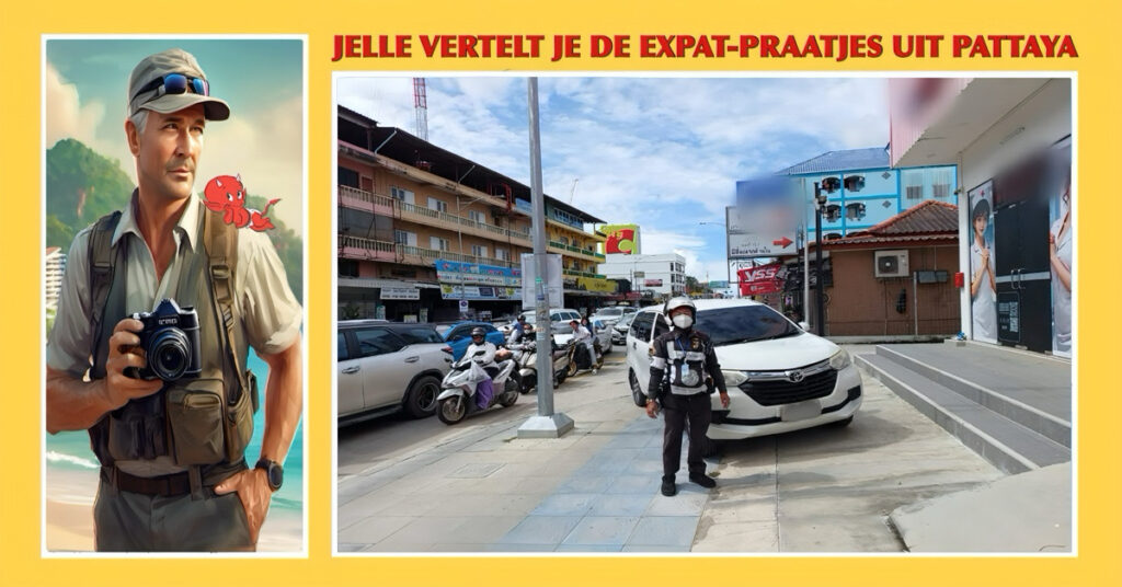 In Pattaya hebben ze eindelijk door dat streng optreden tegen foutparkeerders een goudmijntje kan zijn!
