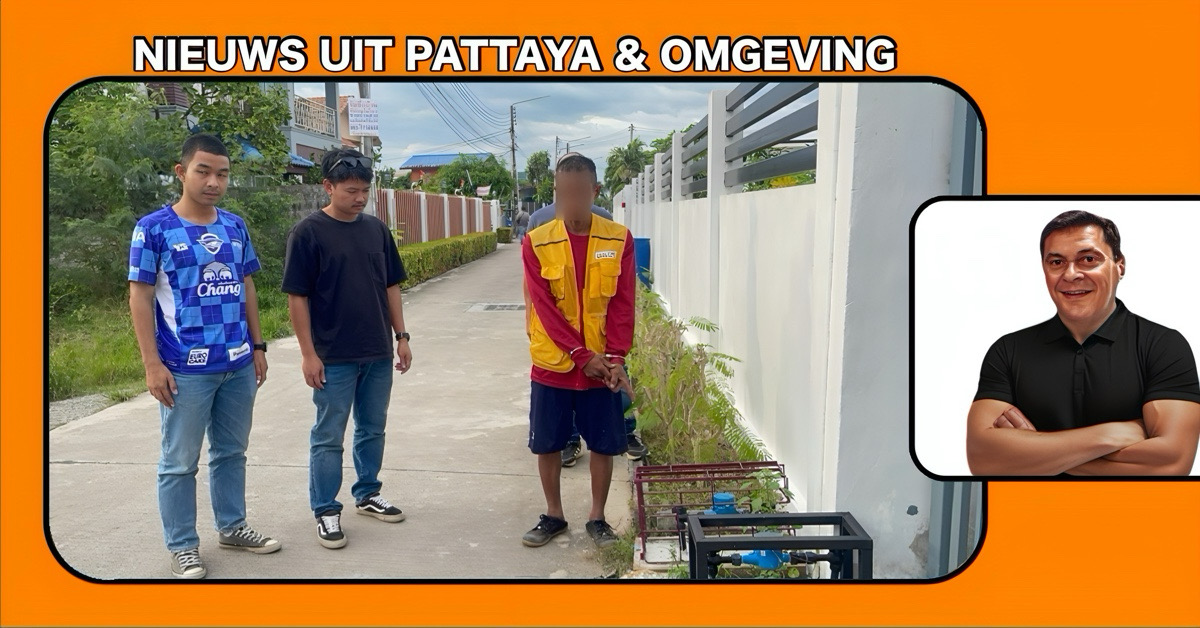 Politie Pattaya pakt boeven snel op, watermeter- en motorfietsendieven binnen 24 uur in de kraag gevat