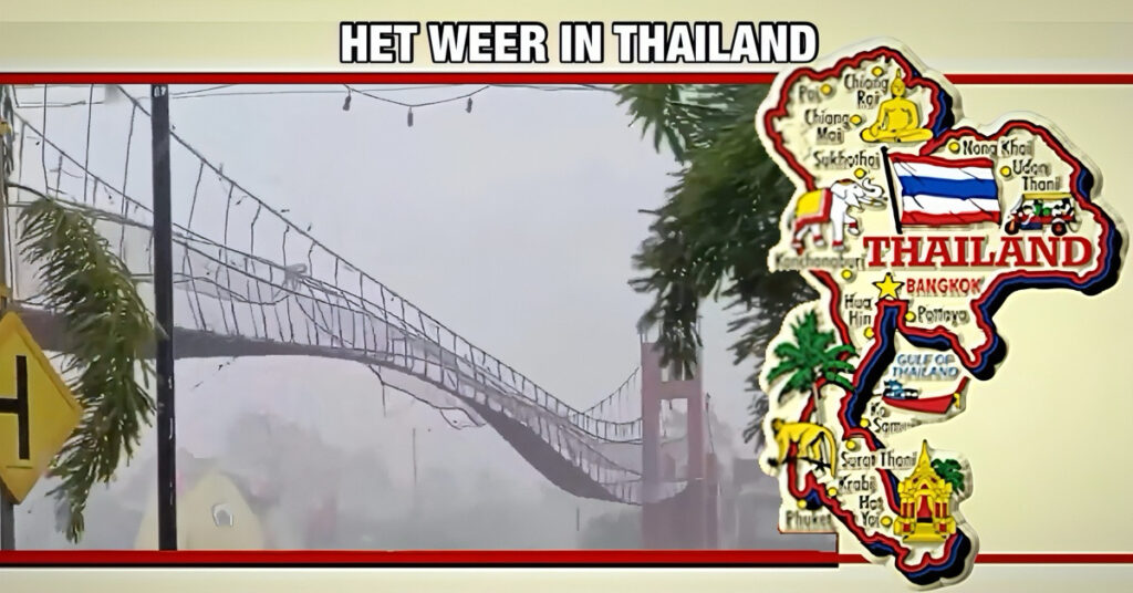 Nieuwe tyfoon ‘Fungwong’ vormt zich in de Stille Oceaan, maar zal Thailand niet treffen