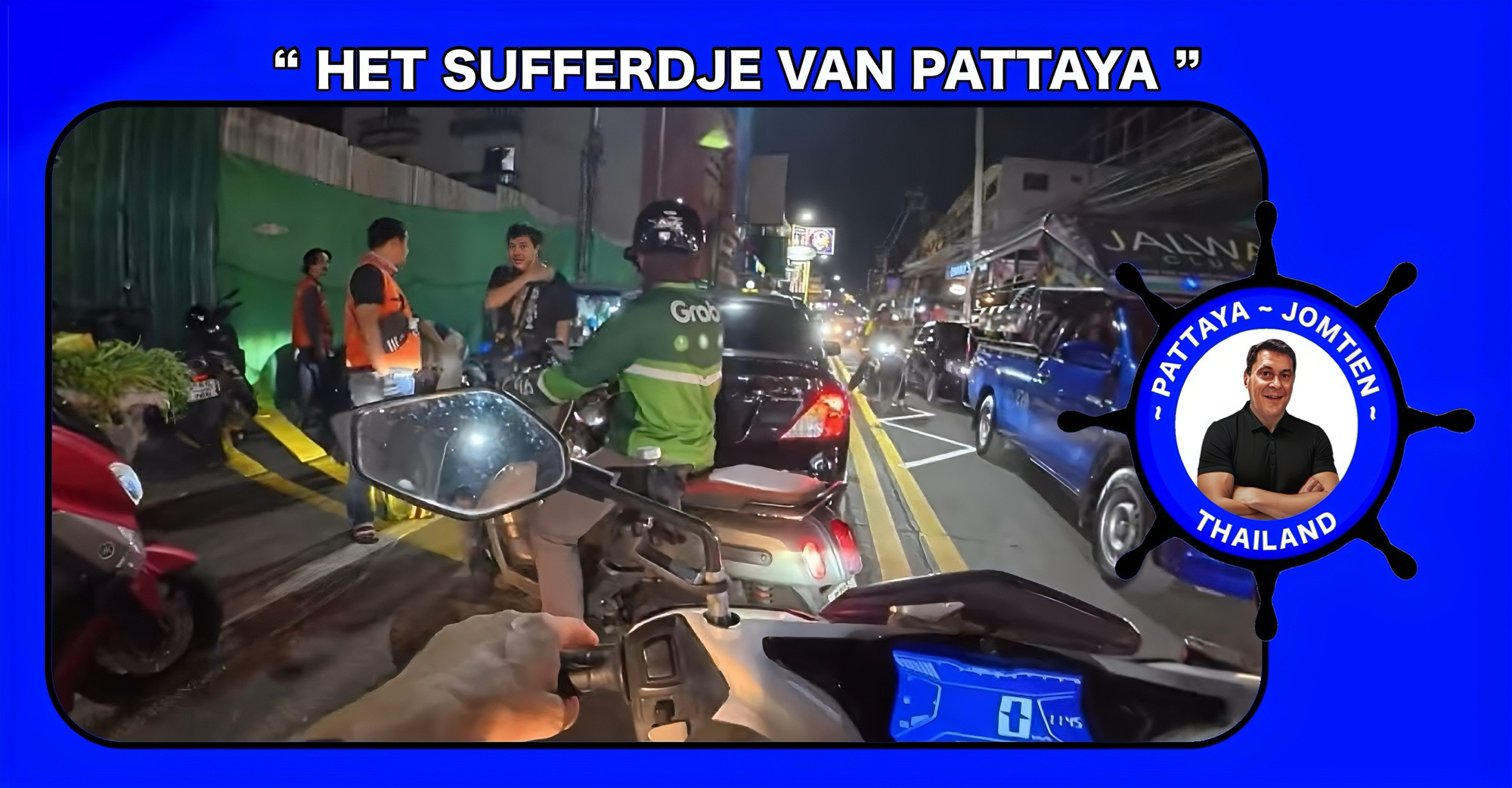 🎥 | Driftkikker in Pattaya ramt de scooter van zijn vriendin tot een schroothoop, ook andere scooters ontkwamen niet aan zijn woede