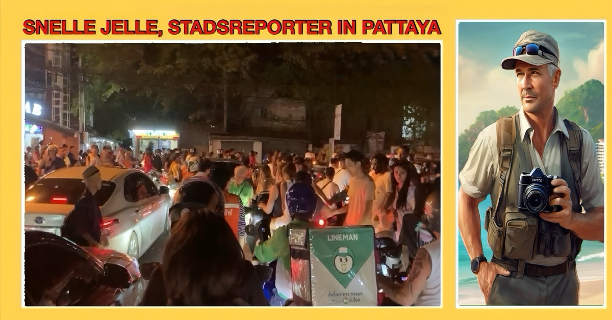 Motortaxi-tarieven schieten tijdens het vuurwerkfestival van Pattaya als een raket ophoog, lopen is de enige veilige optie!