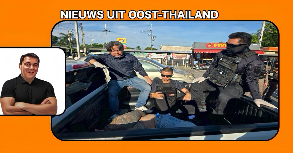 Doorgedraaide wapengek in Oost-Thailand gearresteerd voor het uiten van doodsbedreigingen en het plannen van een aanslag