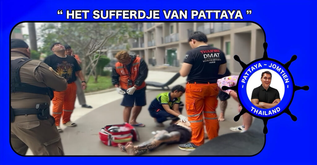 Amerikaan springt in Pattaya na het roken van een pretsigaretje van het balkon en raakt gewond 