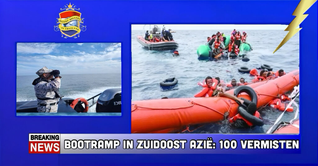 BREAKING NIEUWS | Schip met 90 migranten zinkt bij grens Thailand: één dode en tien mensen gered