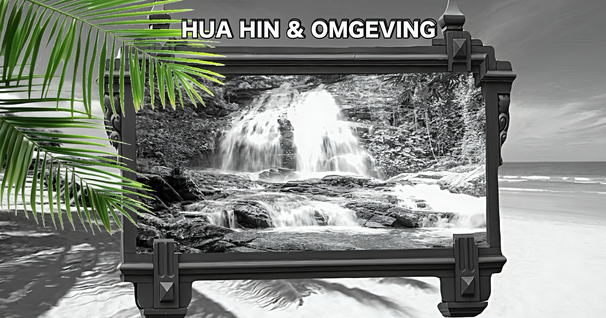 Waarschuwing voor toeristen!, de sterke stromingen bij de Sai Khu-waterval in Centraal-Thailand kunnen levensgevaarlijk zijn.