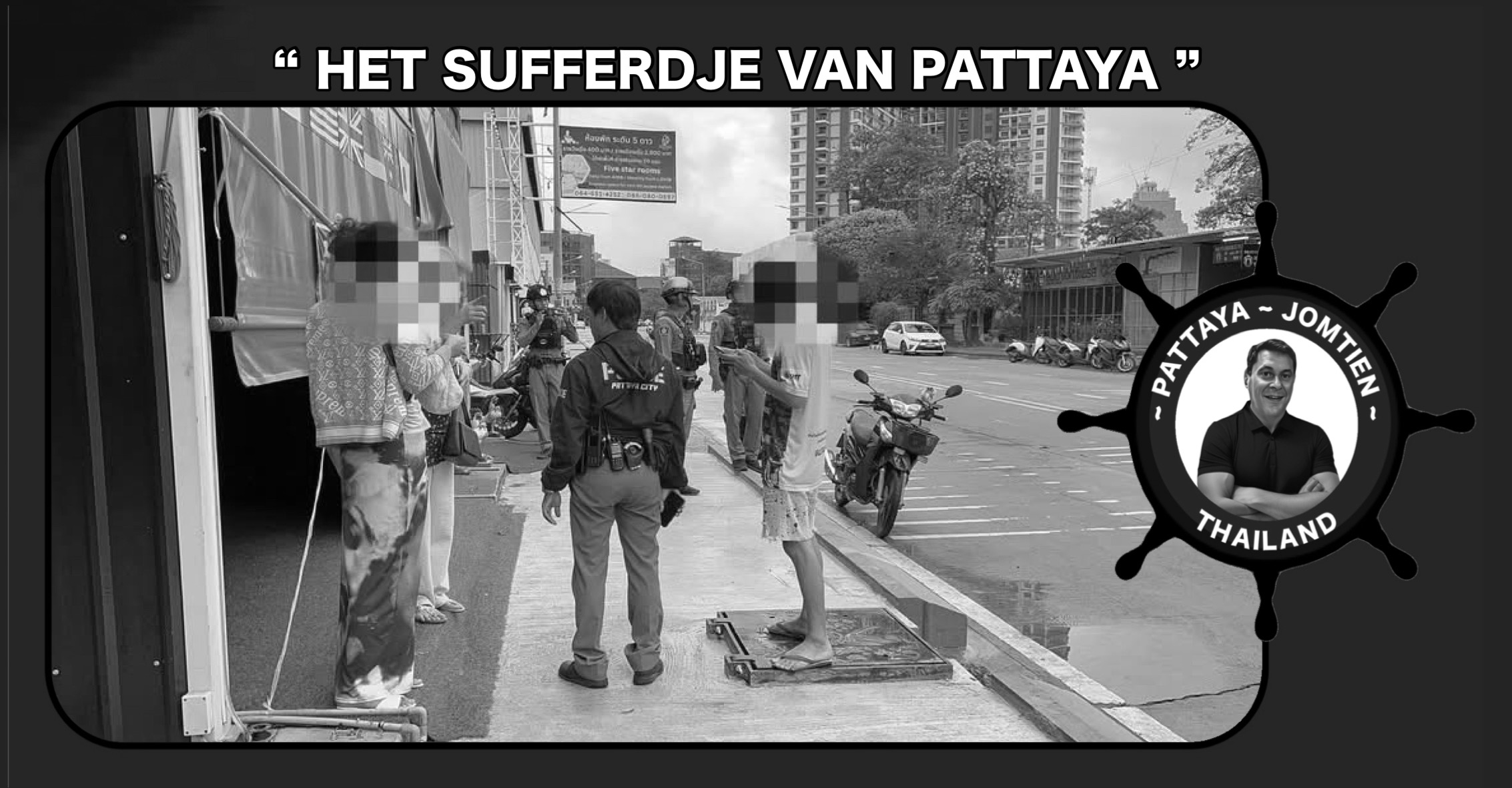 Vanmorgen spoot een Oekraïner in Pattaya muggenbestrijdingsmiddel op een Filipijnse man, pal daarop werd hij met een schaar gestoken.